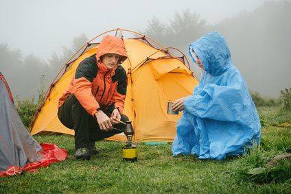 camping in the rain hacks