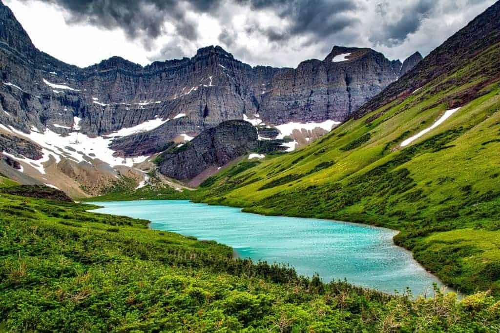 water in a lake