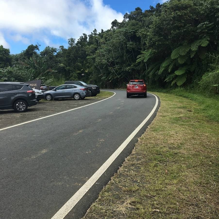 Trailhead parking lot